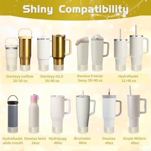 Glitter Boot for Owala Sway & Stanley Tumblers - Copper