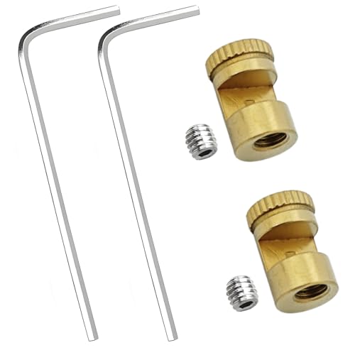 Thumb Stud Replacement for Buck 110 & Gerber Gator - Gold, 2 Sets