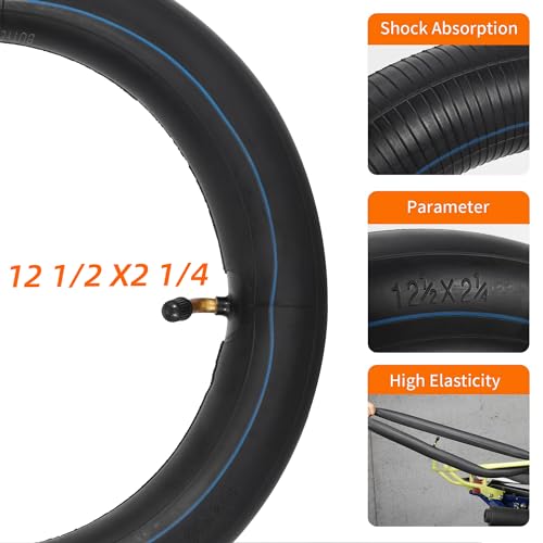 12.5'' x 2.25 Inner Tubes with Bent Valve for Kids' Bikes