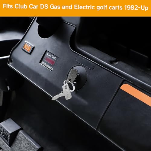 Golf Cart Keys Replacement - 4 Pack for Club Car DS & Precedent