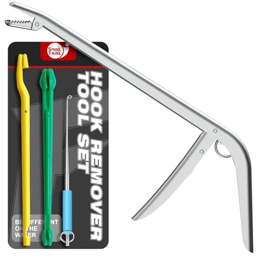 Fish Hook Remover Tool - 4pcs Fishing Dehooker Set