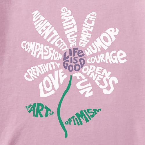 Life is Good Women's Crusher Tee Shirt, Long Sleeve Cotton Graphic