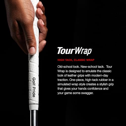 Midsize Golf Grip - Golf Pride Tour Wrap, Black | 3-Pack