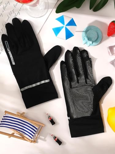 UV Sun Protection Driving Gloves for Women - Black