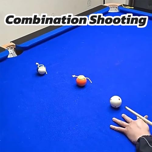 Billiards Ball Aiming Aid - Cue Ball Trainer 2x Red