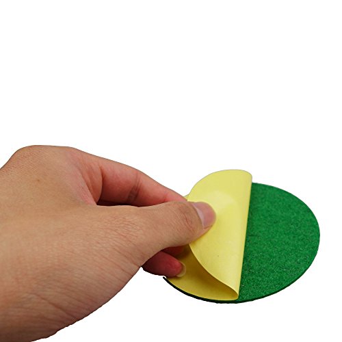 Self Adhesive Air Hockey Mallet Felt Pads - 6 Pack, 94mm