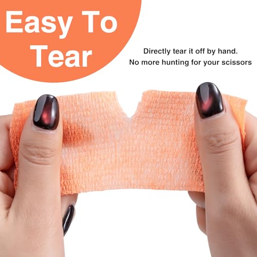 Pharmacy Choice 16-Count Self-Adhesive Bandage Wraps - 2"x5 Yards, Multicolor