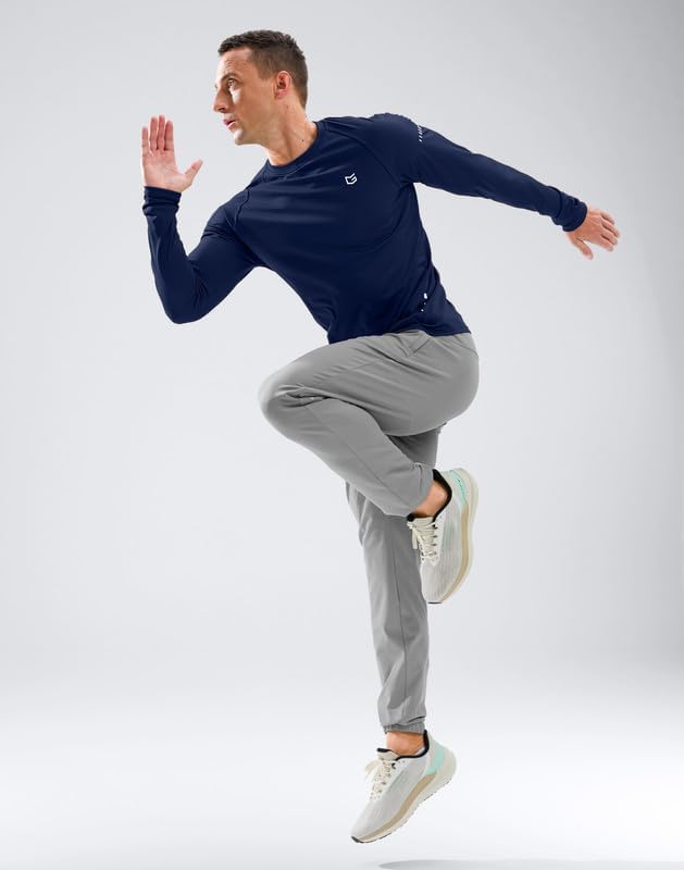 Skiennix Men's Long Sleeve Sun Protection Shirt - UPF 50+ | Lightweight & Breathable