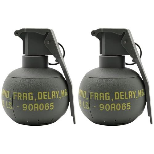 M67 Tactical Airsoft Grenade Toy - 2 Pcs, Green