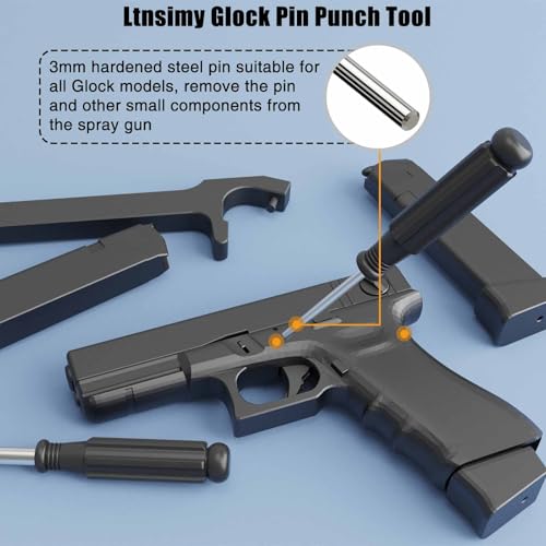 Glock Tool Kit with Storage Bag - Front Sight & Magazine Disassembly Tools - Gen2