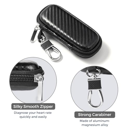 KardiaMobile EKG Monitor Case - Carbon Fiber Black