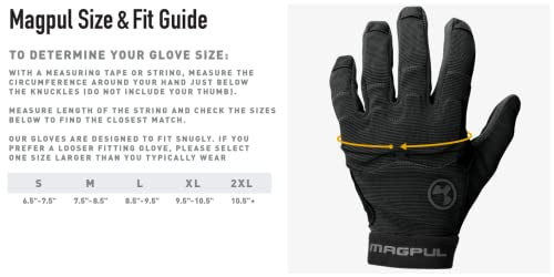 Magpul Flight Glove 2.0 Nomex Flight Gloves X-Large Black