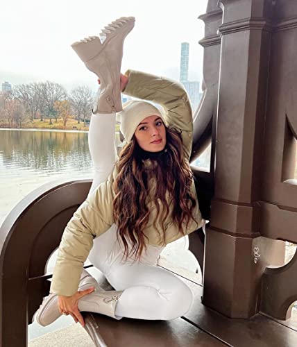 Comfy Women’s Leggings - Full Length & Capri - Large/X-Large - White