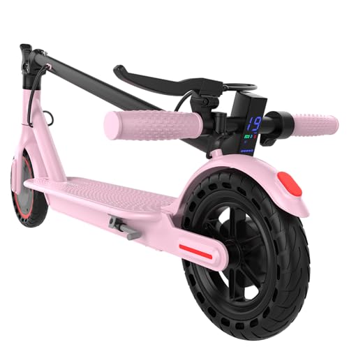 Electric Scooter with 350W Motor, 19 MPH Speed, Long-Range Battery