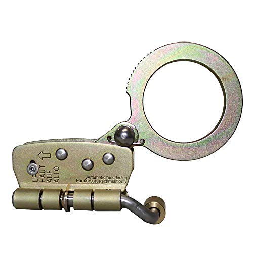 AFP Self-Locking Rope Grab with 2.25 inch Connecting Eye, used with 5/8¡¯¡¯ Lifeline Rope, For Construction, Climbing, Fall-Protection, 310 lb. Capacity (OSHA/ANSI Compliant)