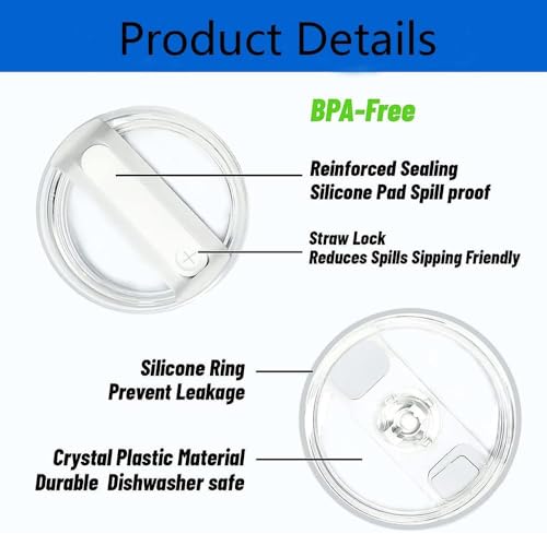 Replacement Lid for Stanley 40oz Tumbler - White, 1 Pack