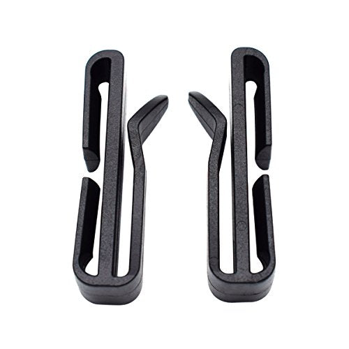 Quick-Slip Keeper Buckle Clip - 1 Inch (25mm) - 12pcs Set