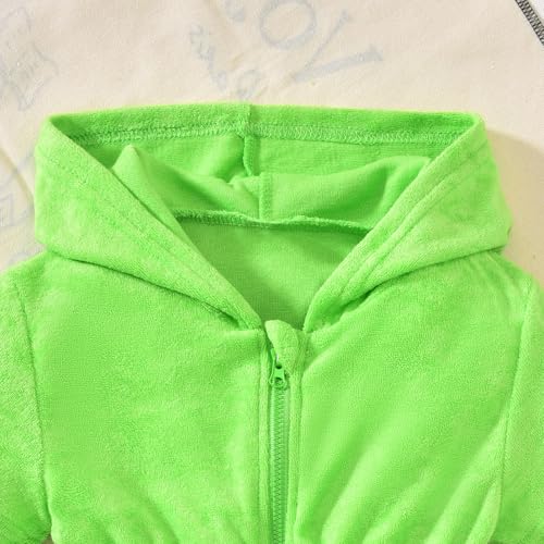 Toddler Girls Swim Cover Up - Green, 4-5T