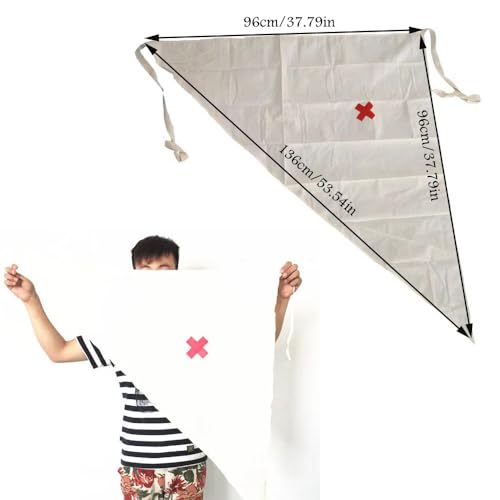 2-Pack Emergency Triangular Bandages - Large 38-Inch Breathable First Aid Sling