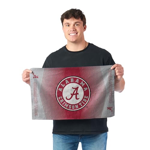 NCAA Alabama Crimson Tide Hussle Microfiber Sports Towel - 24" x 42"