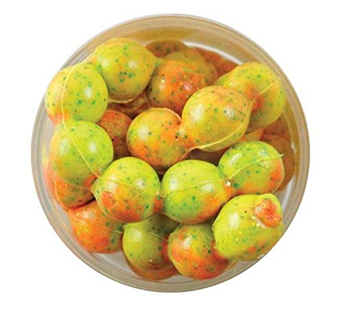 PowerBait Magnum Floating Fishing Eggs - Rainbow Garlic Scent 0.5oz Jar