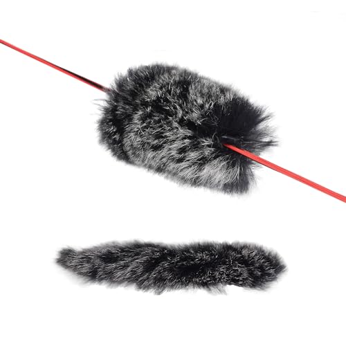 Bowstring Silencer - Black with White Otter Hide Dampener