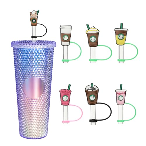Straw Cover for 7-8mm Straws - 7 Unique Designs - 8mm