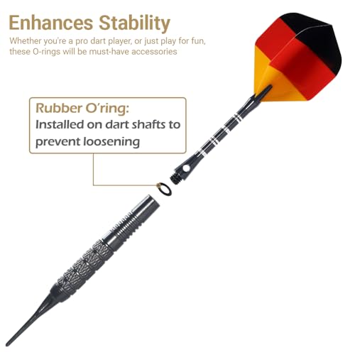 Dart O-Ring Applicator Tool with 200 Rubber O-Rings