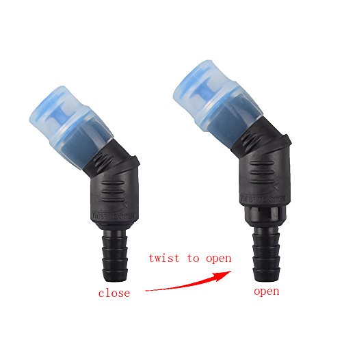 45° Black Bite Valve Replacement Nozzle for Hydration Pack