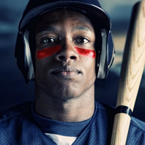 Anti-Glare Eye Black Sports Grease Stick - Red