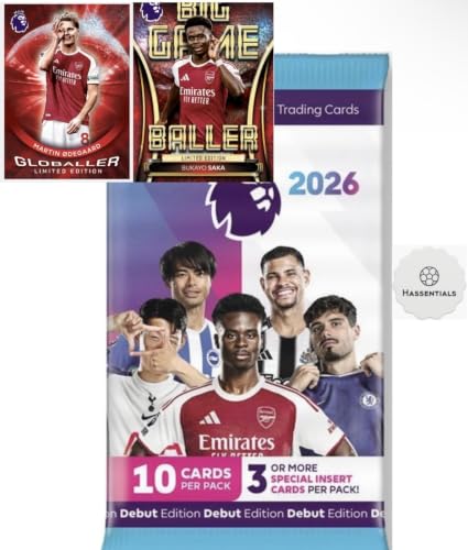 Premier League 2026 Soccer Cards Bundle with Stickers