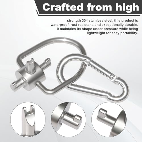 HVAC Locking Cap Key - 3-in-1 Tool for R410A & R22 Refrigerants, 3 Bits