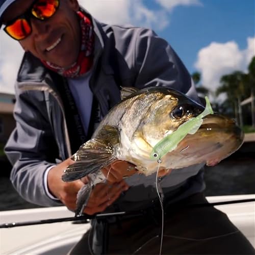 15Pcs Pre-Rigged Soft Mini Fishing Lures - 2.5" Paddle Tail Jigs