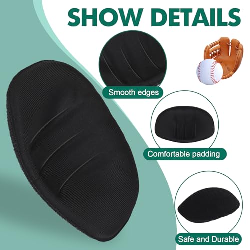 3-Pack Softball Face Mask Chin Pads - Detachable Chin Cup