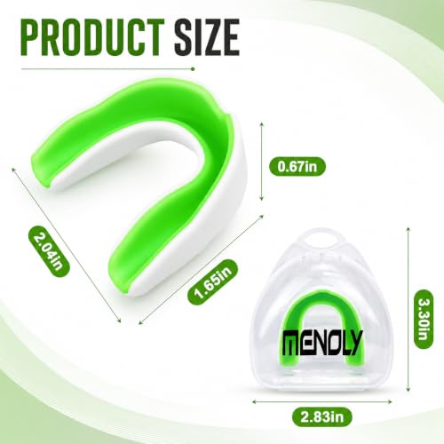Kids Mouth Guard - BPA Free Sports Mouth Guard with Cases, 5 Pack