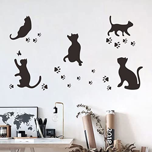 Wall Sticker and Decal , Black Cats