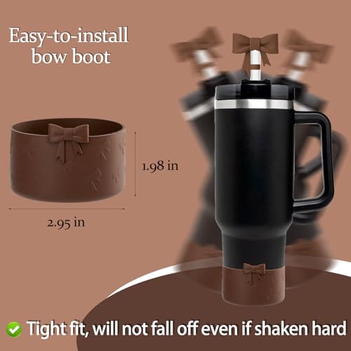 Silicone Protective Boot for Stanley & Hydroflask - Brown-26