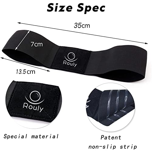 Golf Swing Trainer Aid - Arm Correction Band for Consistent Form - Black