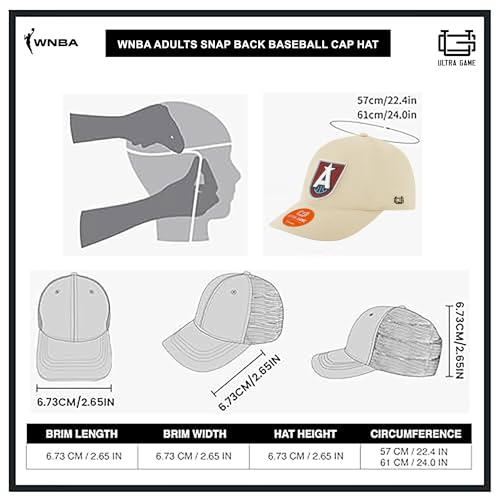 Minnesota Lynx Women's WNBA Official Baseball Cap Hat - HD Embroidery, One Size, Sand