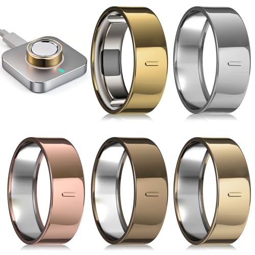 5-Pack TPU Ring Covers for Oura Ring Gen 4 & Gen 3 - Gold, Silver, Rose Gold, Antique Gold, Champagne Gold