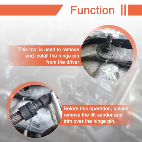 Hinge Pin Tool for Mercruiser & Alpha One - Carbon Steel