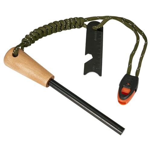 Ferro Rod Fire Starter Kit with Paracord Lanyard & Multi-Tool - 1