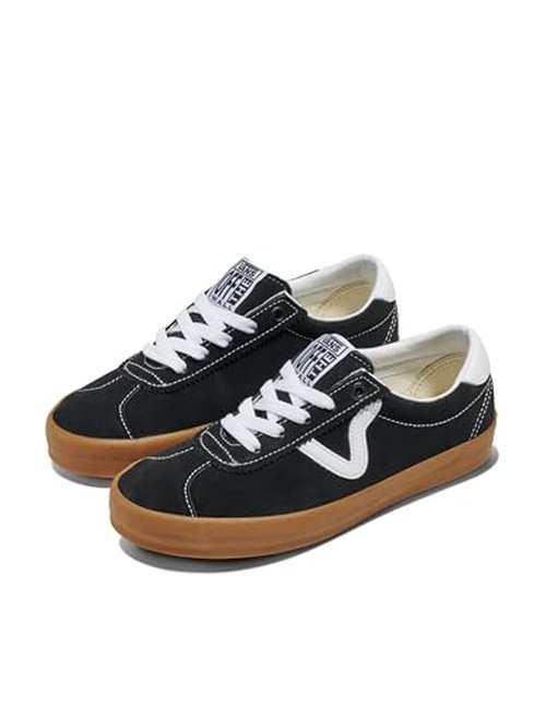 Vans Unisex Sport Low Shoe | '90s Retro Inspired Low-Top Fashion Sneakers for Men & Women, Black/Gum, 4.5/6