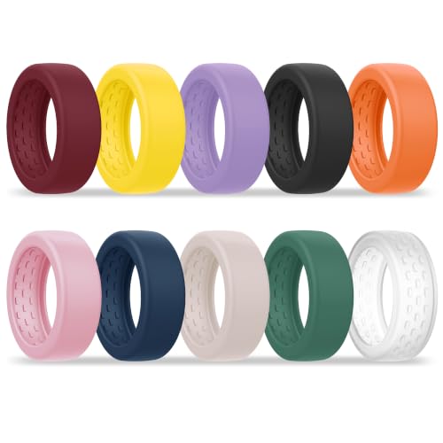 10-Pack Oura Ring 5 Silicone Covers - Ultra-Thin Anti-Slip Protector