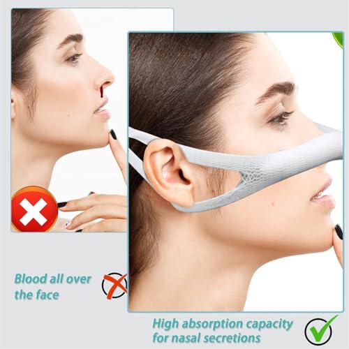Nasal Bandage 10 PCS Elastic Nose Bandages Surgery Dressing Holder
