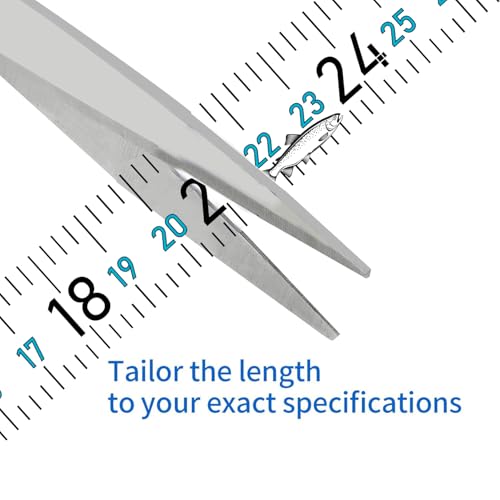 60" Waterproof Self-Adhesive Fish Measuring Ruler - Clear, 3 Pack