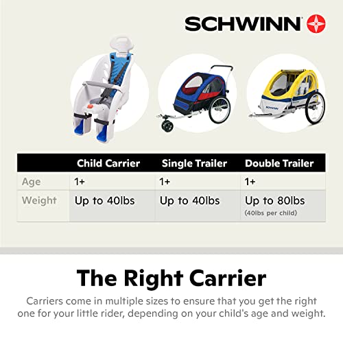 Deluxe Child Bike Carrier - Rear-Mounted Bike Seat for Kids