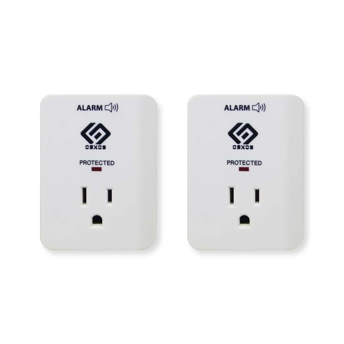 OSKOS Surge Protector, 1080 Joules, 3-Prong Adapter, LED Indicator Light and Surge Failure Alarm, 2 Pack, UL Listed