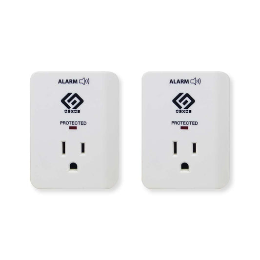 OSKOS Surge Protector, 1080 Joules, 3-Prong Adapter, LED Indicator Light and Surge Failure Alarm, 2 Pack, UL Listed