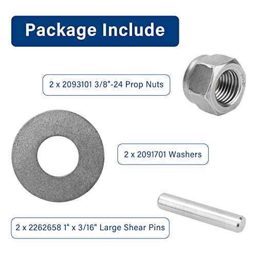 MKP-34 Prop and Nut Kit E for Minn Kota Trolling Motor 1865019